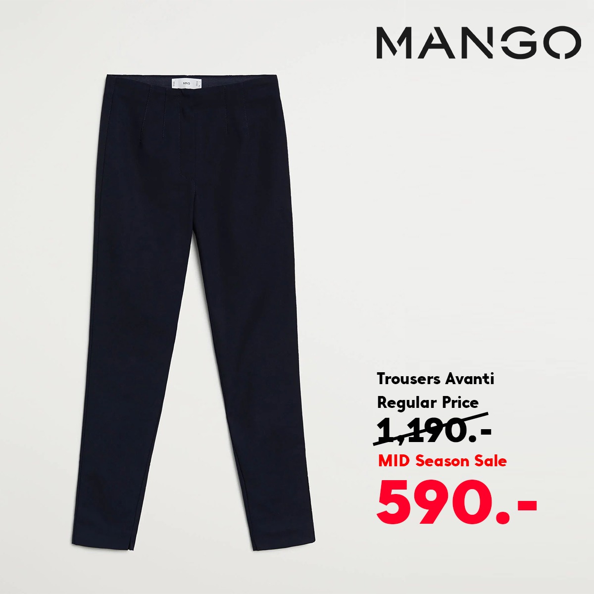Mango Wide Leg Trousers  Oxendales