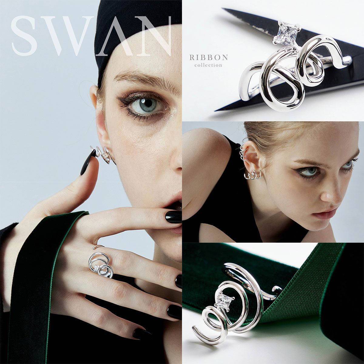 Swan Ribbon Fashion Island